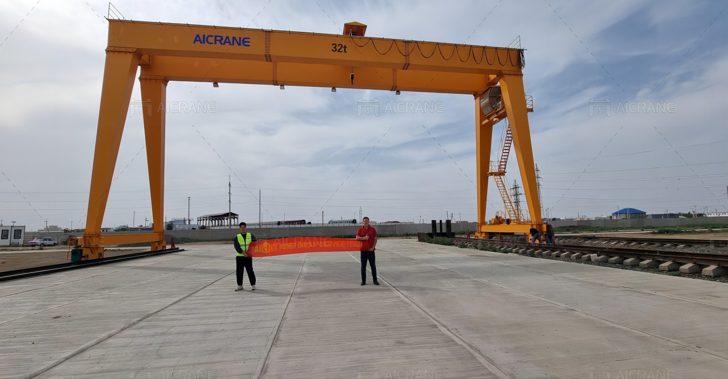 32 тонн в Казахстане козловой кран для контейнеры